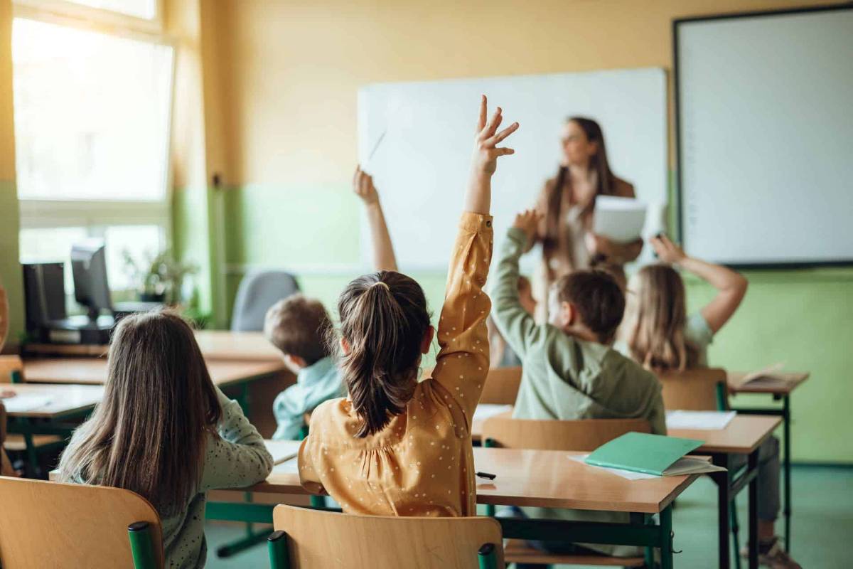 Unterricht in einer Grundschule