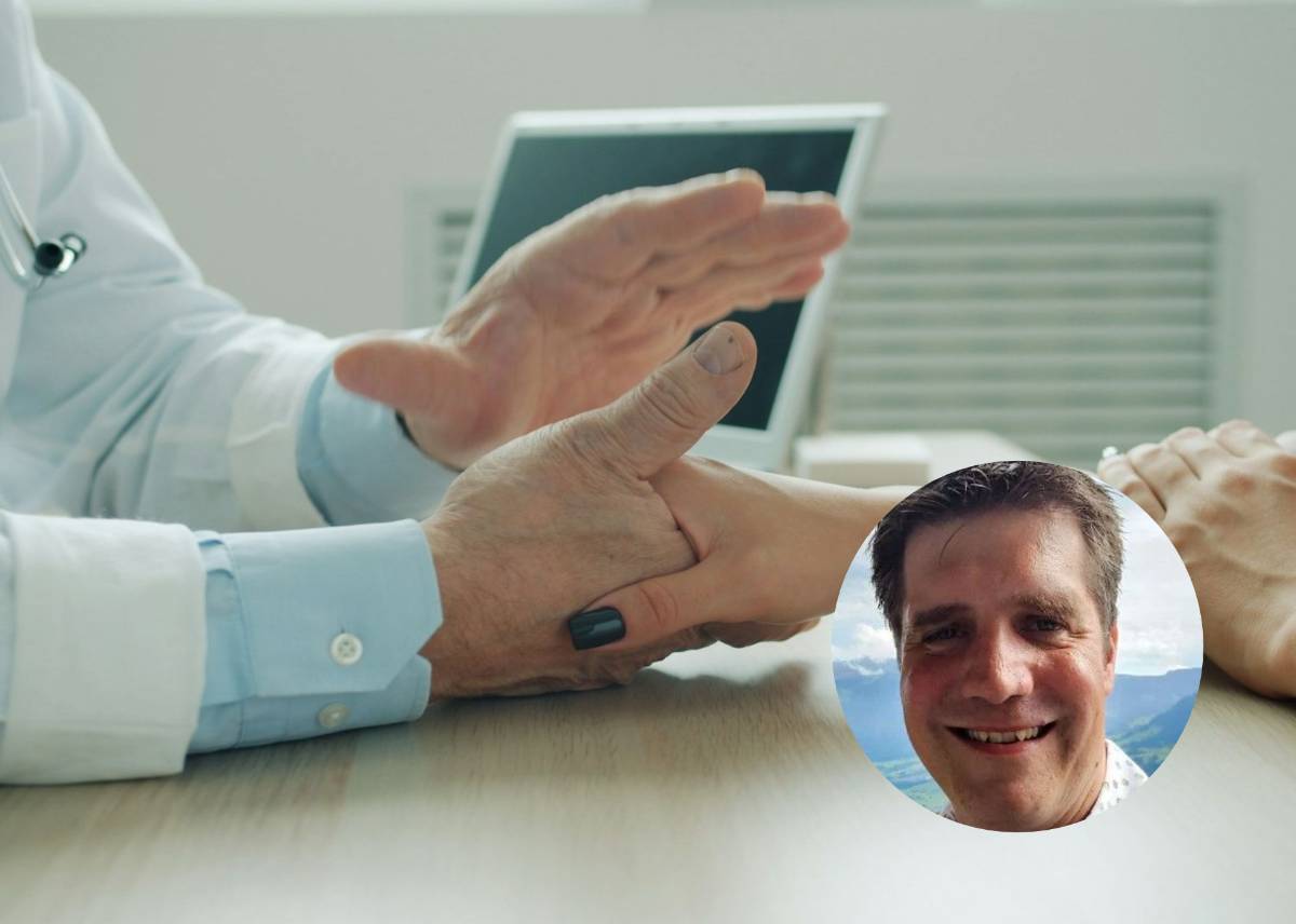 Arzt mit Patient